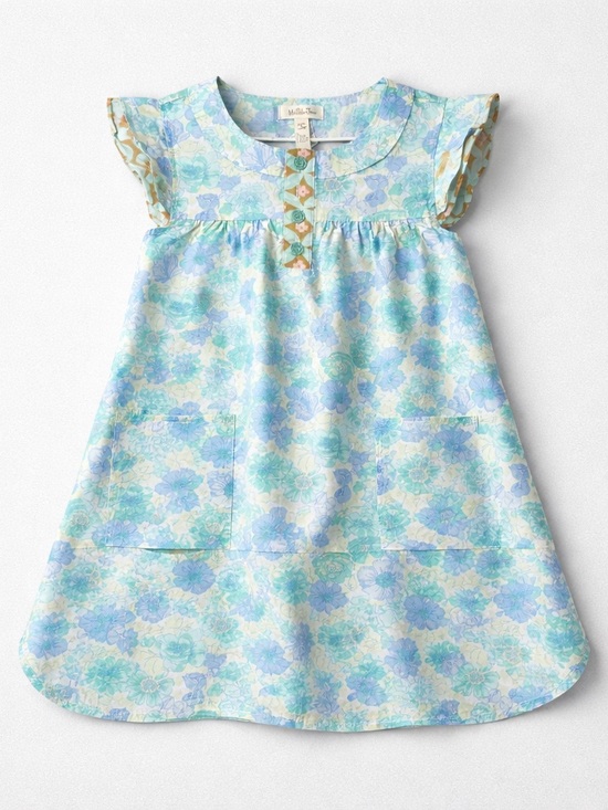 Matilda Jane Other - Matilda Jane aqua Azaleas woven floral print dress NWOT size 6